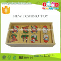 Cadeaux de Noël promotionnels Ensembles de jouets éducatifs pour enfants Made-in-China Ensemble de dominos en bois